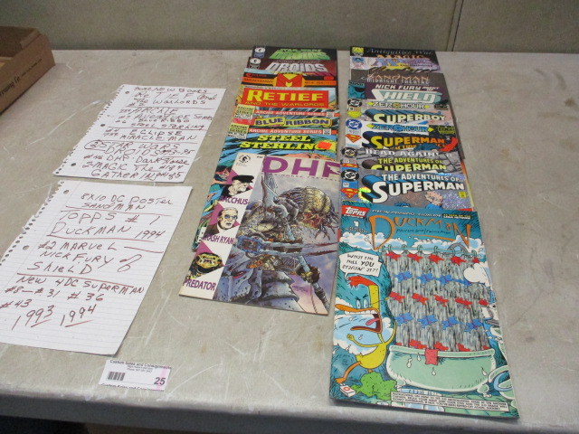 lot 25 image: Comics