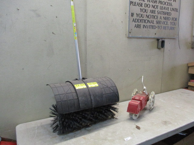 lot 49 image: Stihl Power Broom headTractor Sprinkler