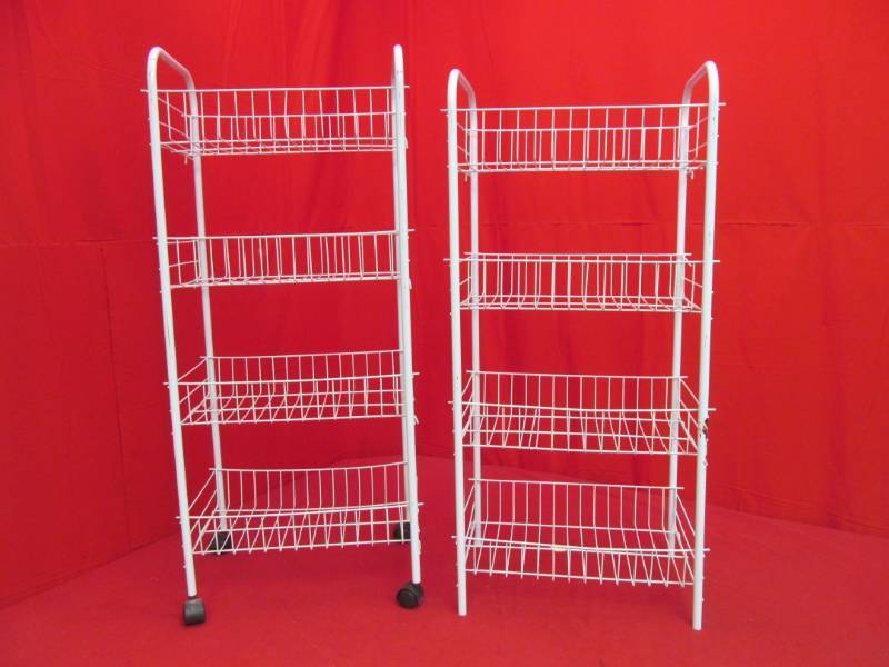 wire shelves
