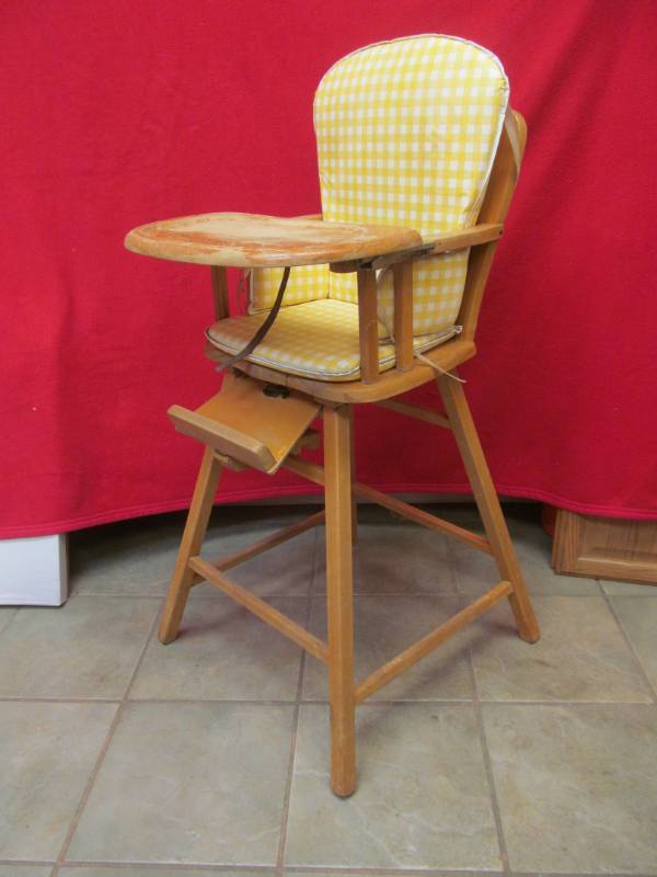 vintage Brenham high chair