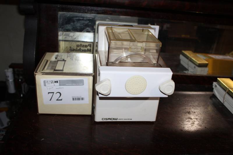 lot 72 image: Osrow,Hoan Pasta Machines