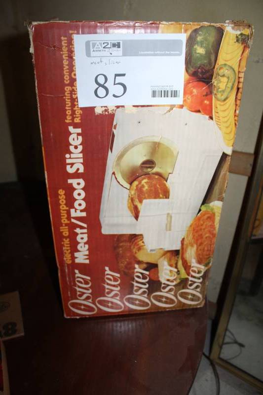 lot 85 image: Oster Electric All Pupose MeatFood Slicer