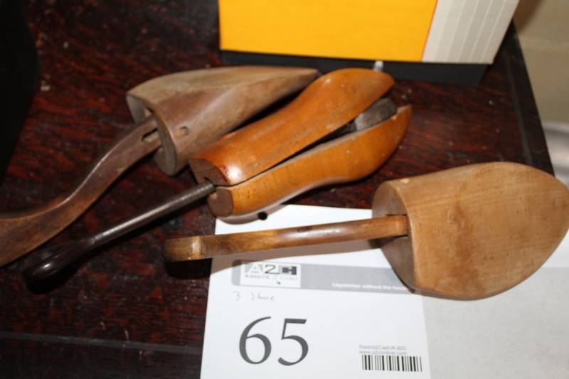 lot 65 image: Wood Shoe Stretchers