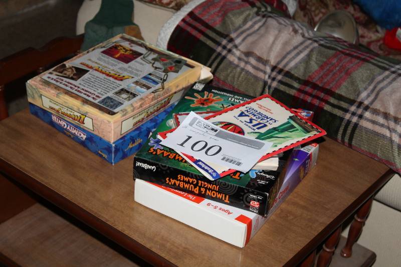 lot 100 image: Vintage Computer Games