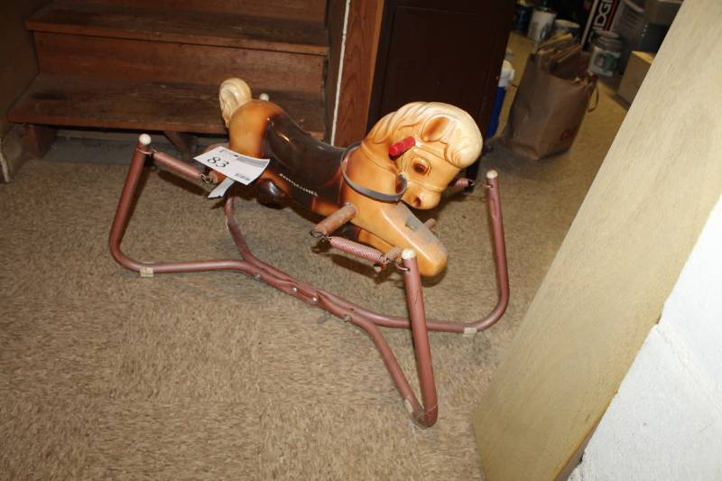 lot 83 image: Rocking Horse