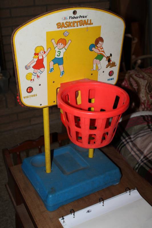 lot 112 image: Fisher Price Basketball Hoop with Backboard, Standard