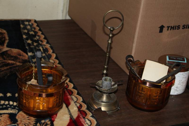 lot 73 image: Candle Holders
