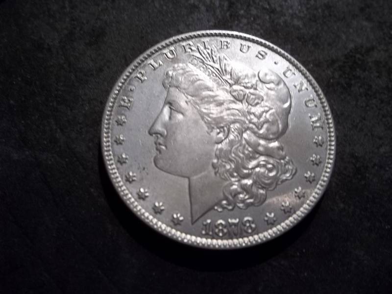 lot 1 image: 1878 Morgan Silver Dollar