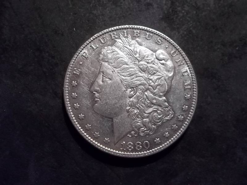 lot 5 image: 1880 O Morgan Silver Dollar