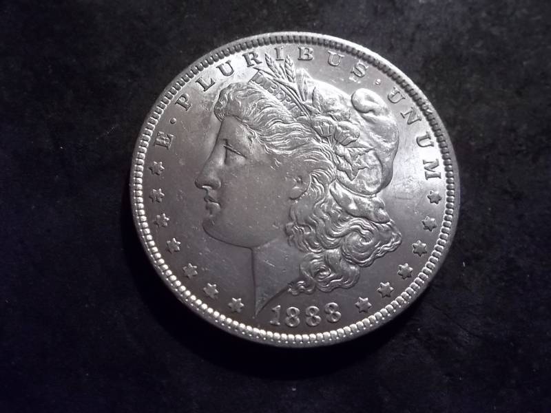 lot 9 image: 1888  Morgan Silver Dollar