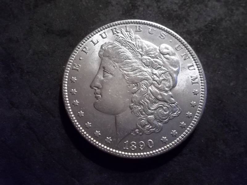 lot 10 image: 1890  Morgan Silver Dollar