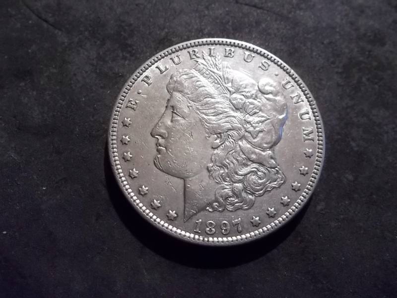 lot 15 image: 1897 Morgan Silver Dollar