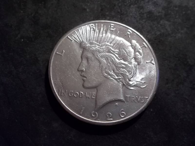 lot 33 image: 1926 S Silver Peace Dollar