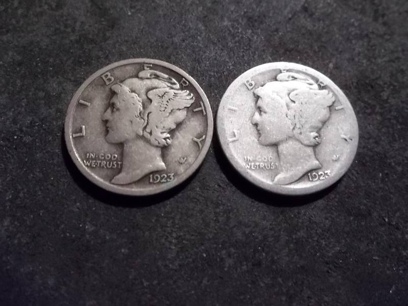 lot 57 image: 1923, 1923 S Mercury Dimes