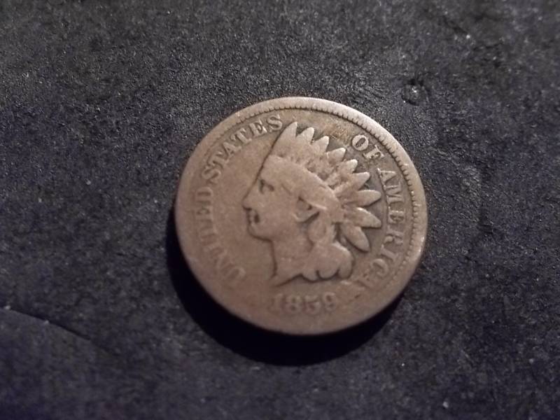 lot 77 image: 1859 Indian Head Cent