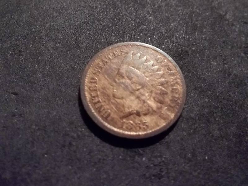 lot 85 image: 1865 Indian Head Cent Plain 5