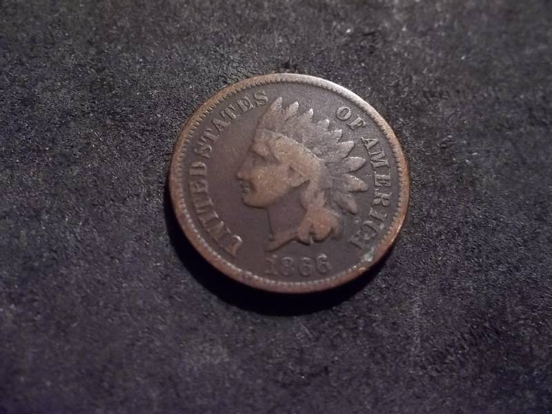 lot 86 image: 1866 Indian Head Cent