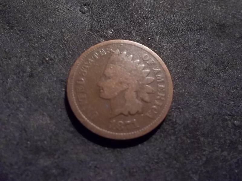 lot 91 image: 1871 Indian Head Cent