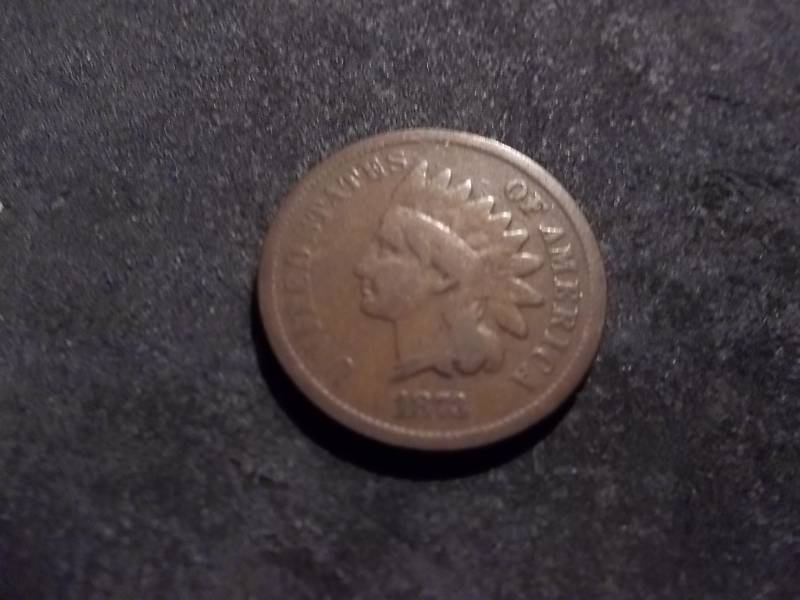 lot 92 image: 1873 Indian Head Cent Open 3
