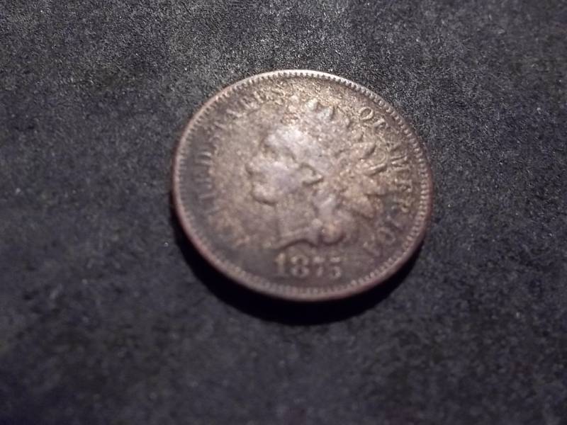 lot 94 image: 1875 Indian Head Cent