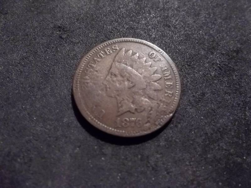 lot 95 image: 1876 Indian Head Cent