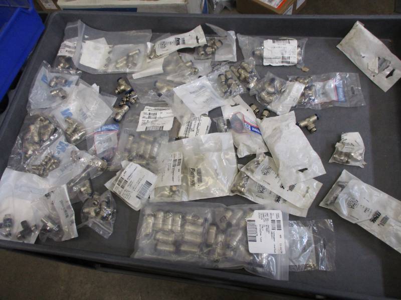 Assorted push to connect fittings