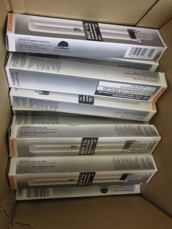 13W CFL bulbs