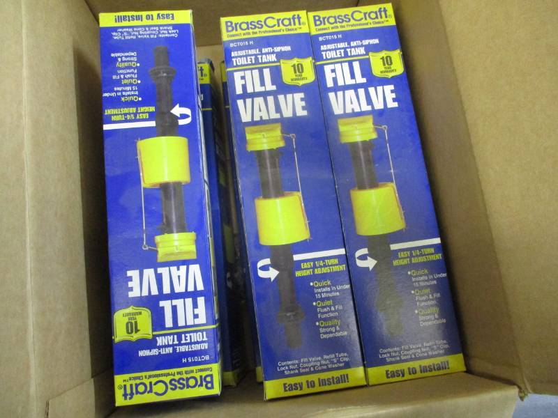 Toilet tank fill valves