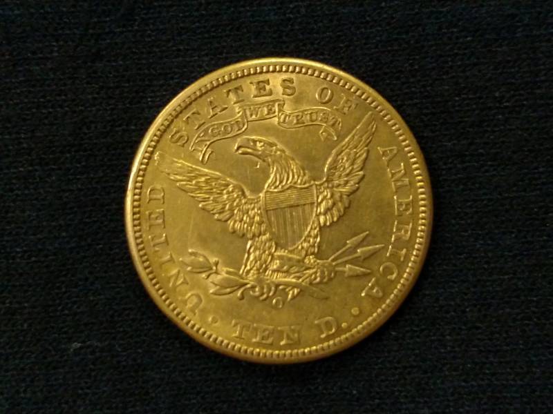 1910 O $ 10 Liberty Head Gold Eagle...