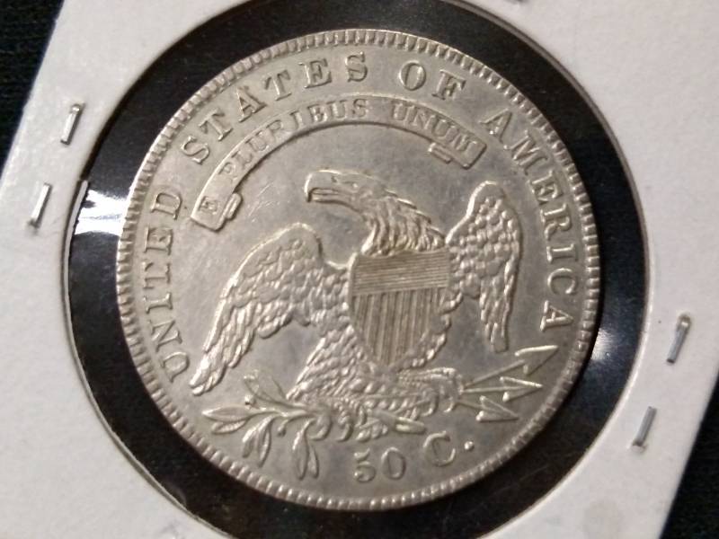 1836 AU Lettered Edge Bust Silver H...