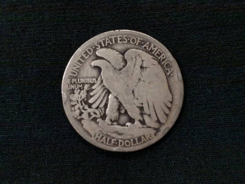 1917 Walking Liberty Silver Half Do...