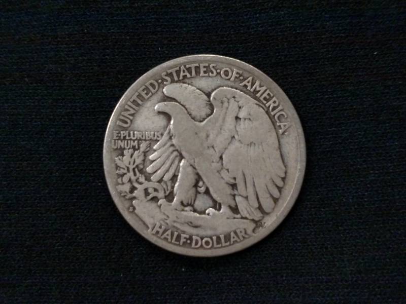 1929 S Walking Liberty Silver Half ...