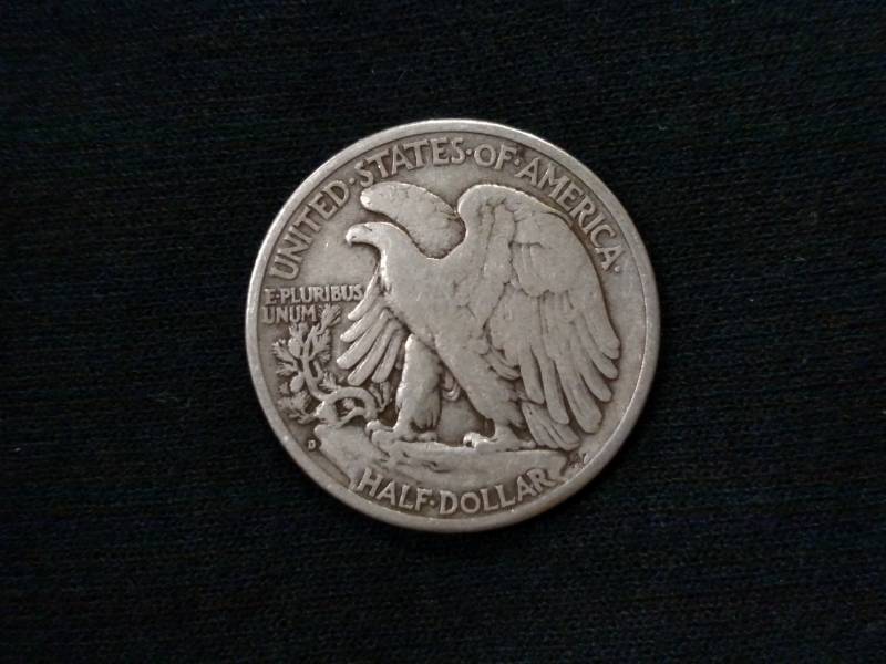 1944 D Walking Liberty Silver Half ...
