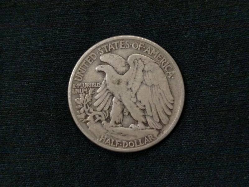 1945 Walking Liberty Silver Half Do...