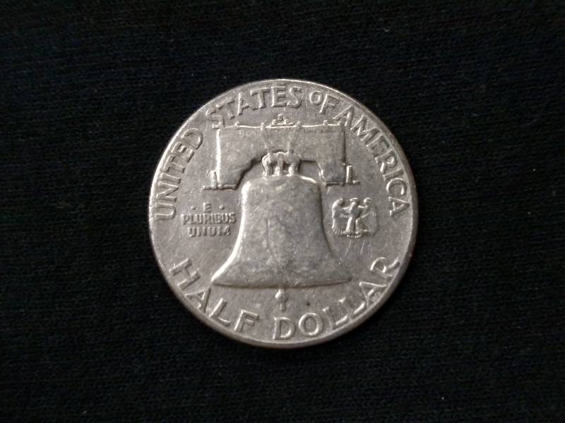 1951 S Franklin Silver Half Dollar...