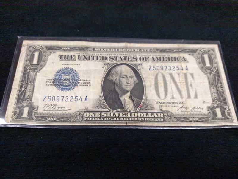 1928 A Funny Back $ 1 Silver Certif...