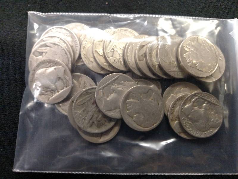 (25) Buffalo Nickels...
