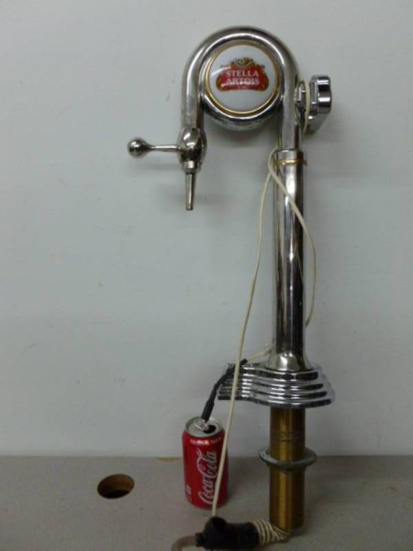 lot 3 image: Stella Artois Beer Tap Assembly
