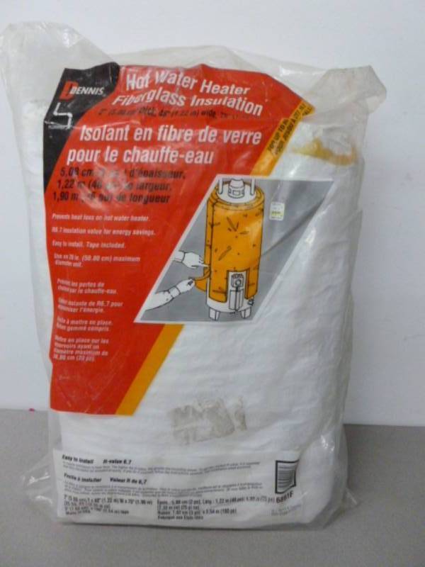 lot 110 image: New Water Heater Insulation