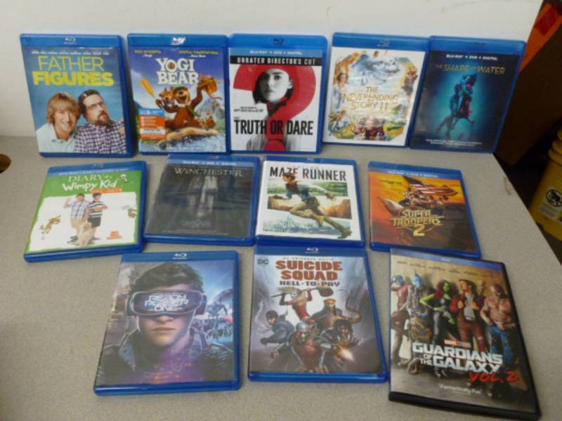 lot 118 image: Blue Ray DVDS