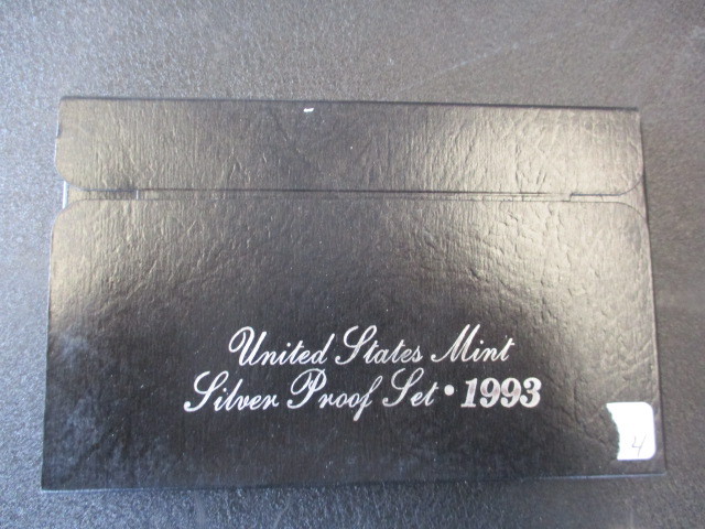 lot 4 image: 1993 United States Mint Silver Proof Set