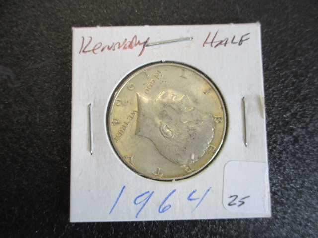 lot 25 image: 1964 John F Kennedy Half Dollar