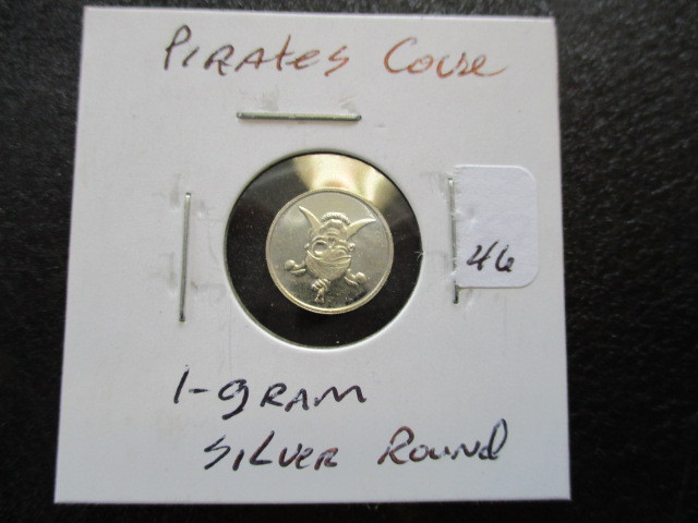 lot 46 image: Pirates Cove 1g Silver Round