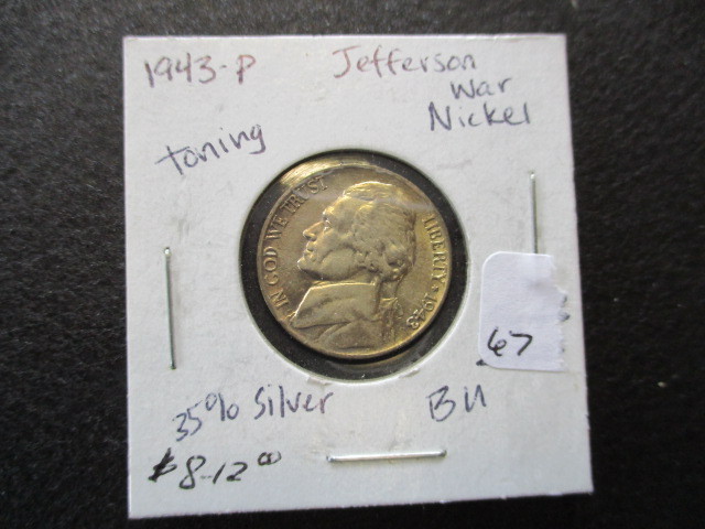 lot 67 image: 1966 BU Full Steps Proof Jefferson Nickel