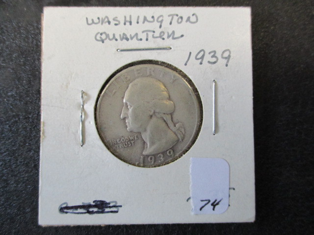 lot 74 image: 1942 Washington Quarter