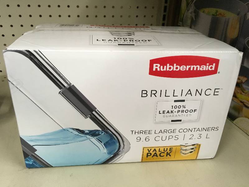 lot 48 image: Brilliance 3PC Containers, Retail $17.99