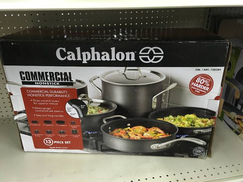 lot 49 image: Calphalon 13PC Cookware, Retail $249.99