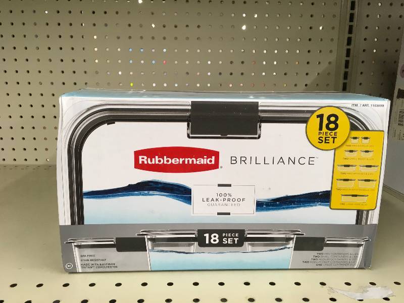 lot 59 image: Brilliance 18PC Food Storage Set, $24.99
