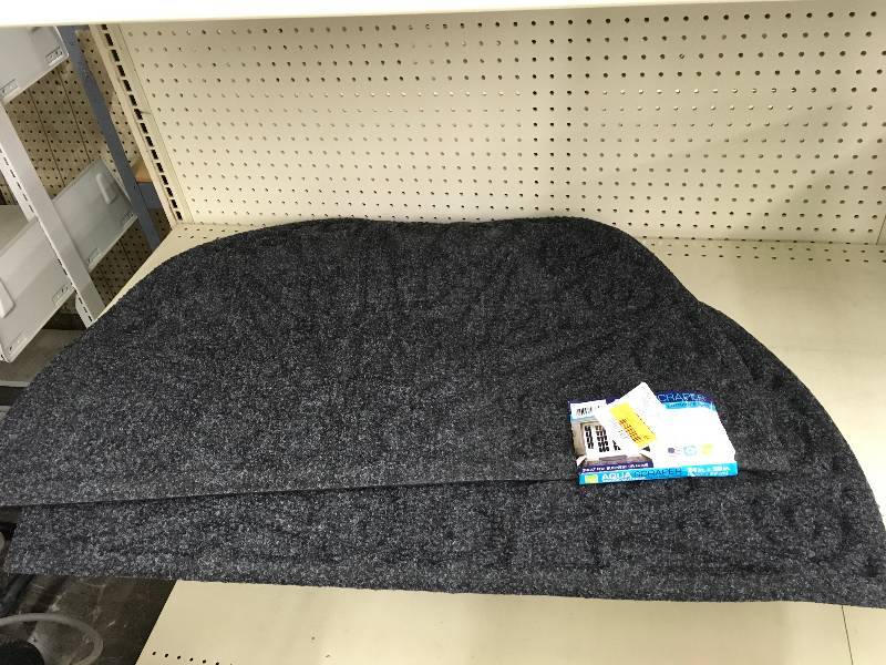 lot 65 image: Apache 2X3 Half Round Mat, Retail $19.98