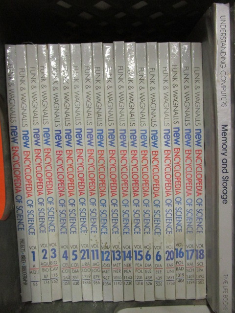 lot 38 image: Science Encyclopedias, Junior Encyclopedias, Computer Books
